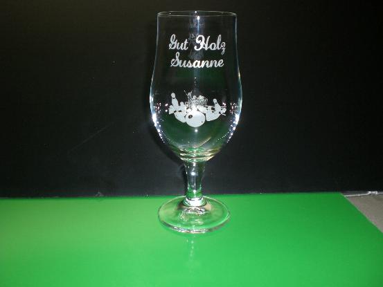 Glasgravur Biertulpe