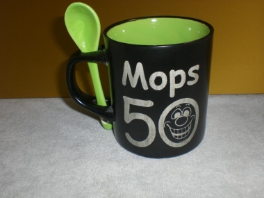 Tassengravur Mops (Bitte hier klicken um dieses Bild in seiner vollen Größe zu betrachten)