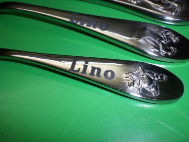 Gravur Besteck Lino (Bitte hier klicken um dieses Bild in seiner vollen Gr&ouml;&szlig;e zu betrachten)