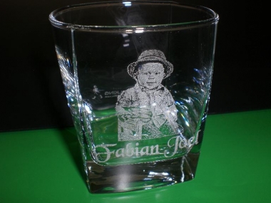 Gravur Whiskyglas Fabian