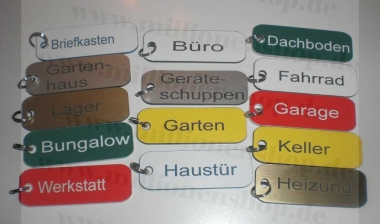 Schlüsselanhänger Set (Bitte hier klicken um dieses Bild in seiner vollen Größe zu betrachten)
